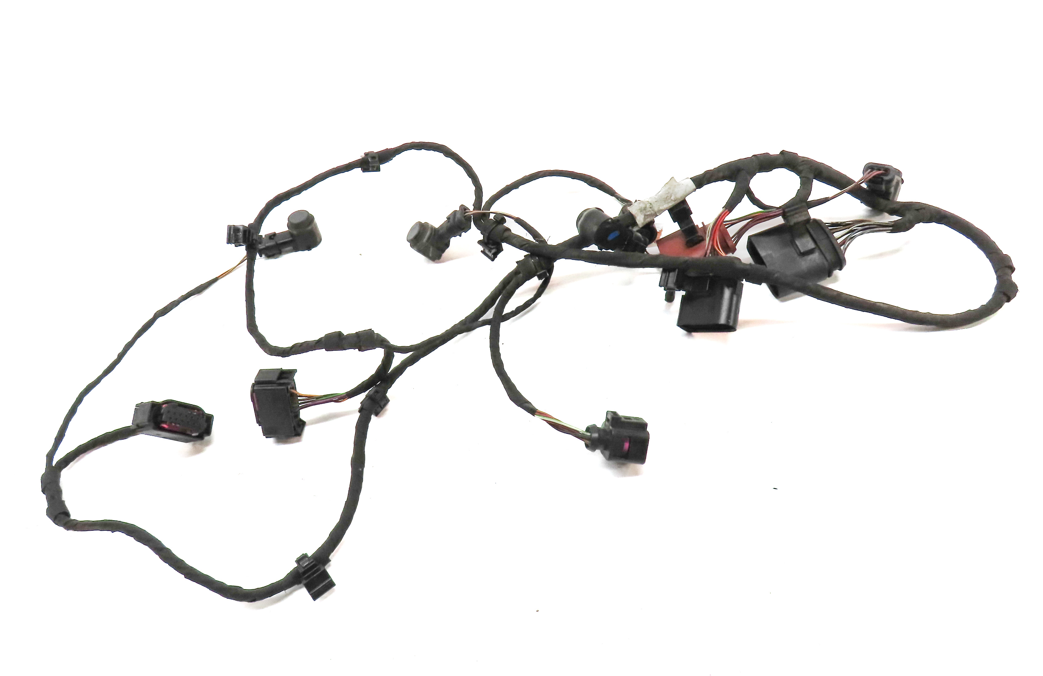 2015 AUDI Q7 (4L) REAR PARK ASSIST PDC DISTANCE CONTROL SENSOR SET/4 (Gray) — exact item pictured